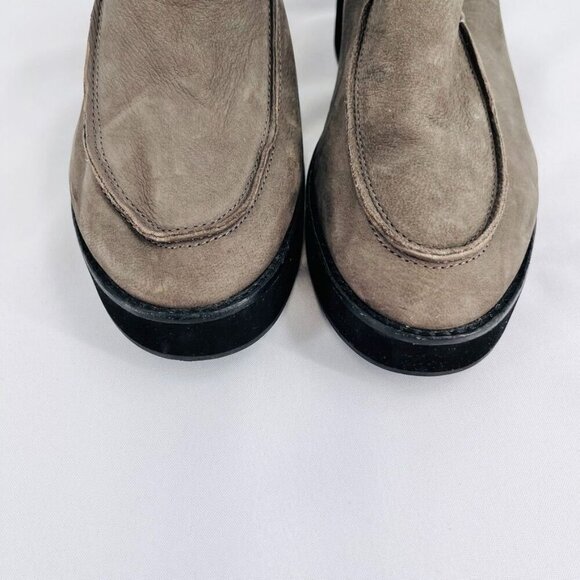 Eileen Fisher Women's Harria Platform Loafer Size 11 In Grey Scalloped Trim - Picture 3 of 14